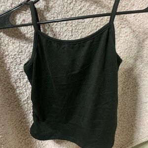 11Y Girls Black crop tank